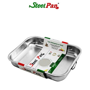 Forma nierdzewna do pieczenia uniwersalna Steel Pan 30x22cm