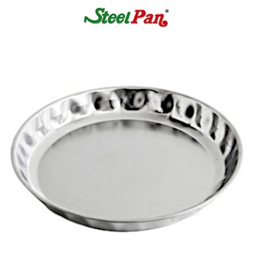 Duża forma nierdzewna do tarty, pizzy i ciasta Steel Pan 32cm