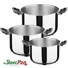 Steel Pan Garnki Nierdzewne Bio Green